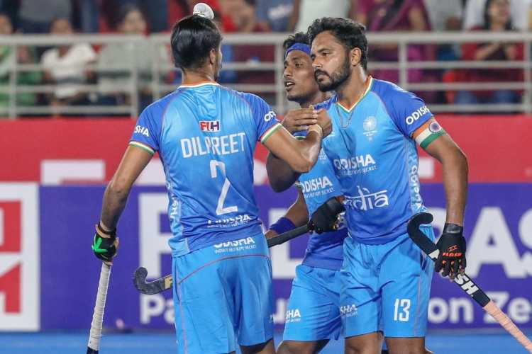 India remained unbeaten in the FIH Pro League matches this week 