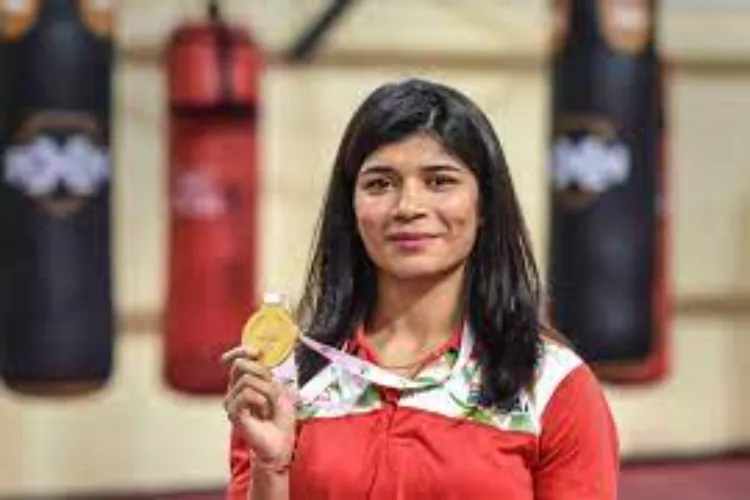  India's ace boxer Nikhat Zareen