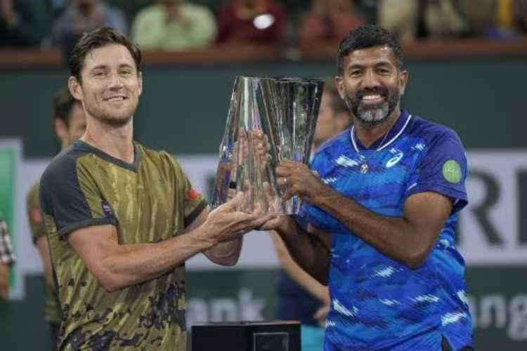 Matthew Abden and Rohan Bopanna