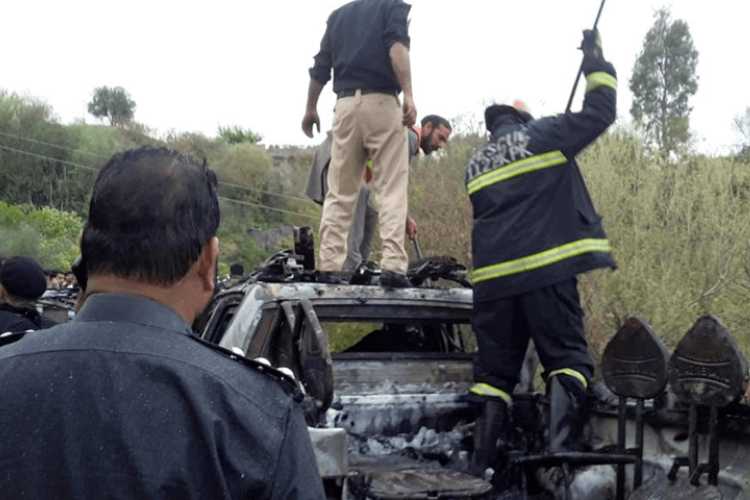 A PTI leader was among the ten killed in an attack in Pakistan
