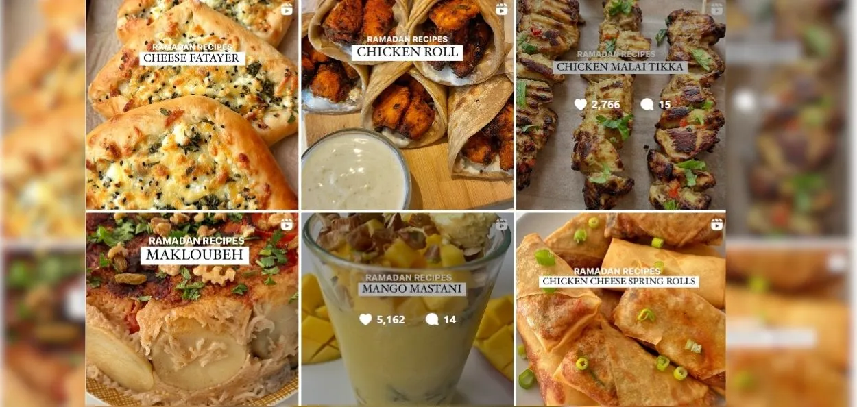 Iftar recipes from Food Blogger Noorain's Instagram account
