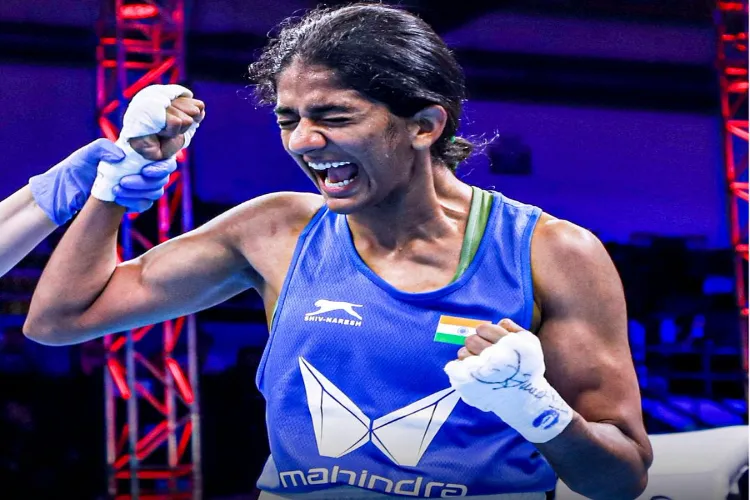  India's Nitu Ghanghas (48kg) clinched the Women's World Boxing Championship gold 