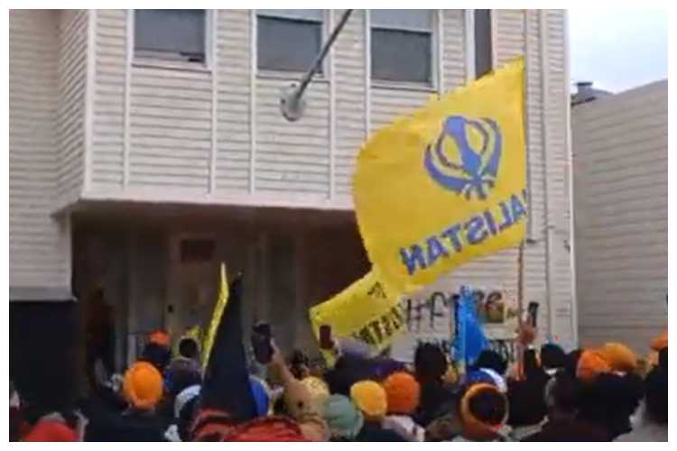 Pro-Khaistani supporters vandalised the Indian Consulate in San Francisco recently