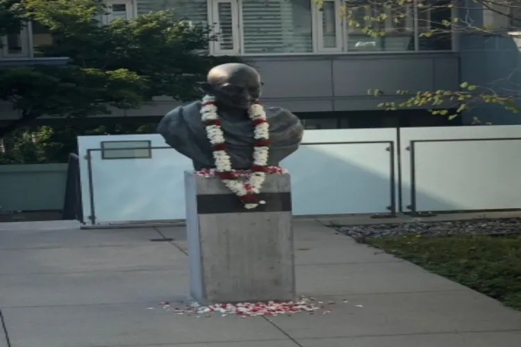 Another statue of Mahatma Gandhi vandalised in Canada