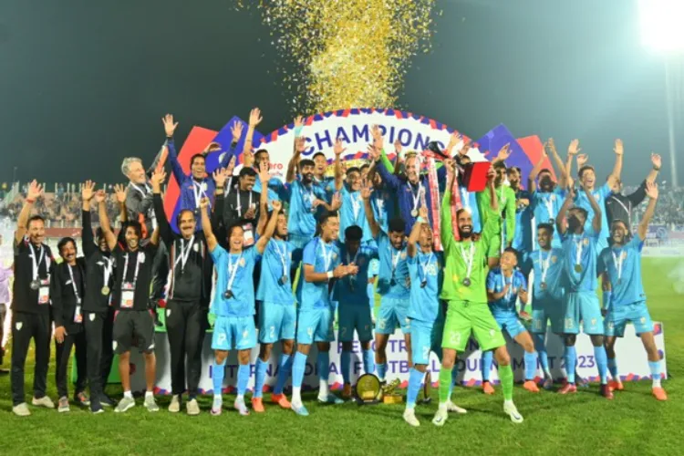 Team India after winning the trophy 