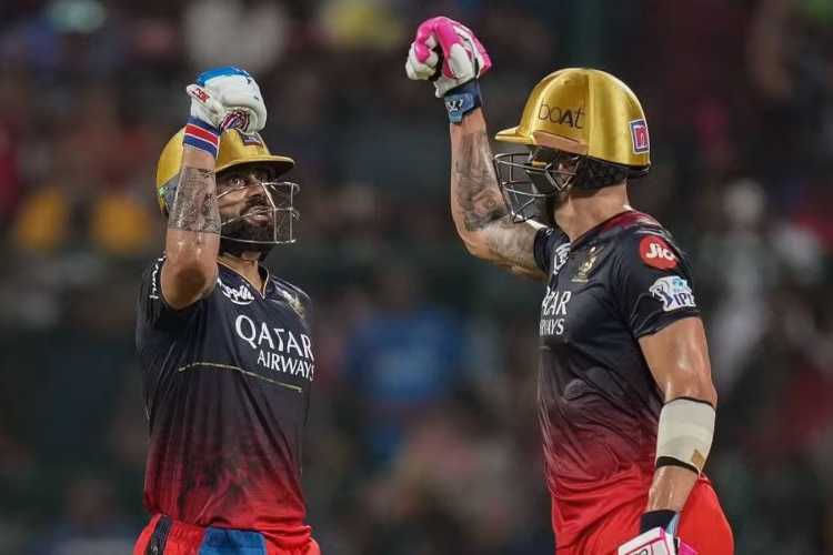 RCB recorded a 8-wicket win over MI in their IPL opener