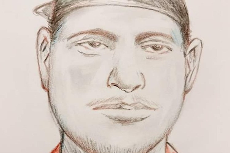 Sketch of the suspect in Kerala train blaze released by Police