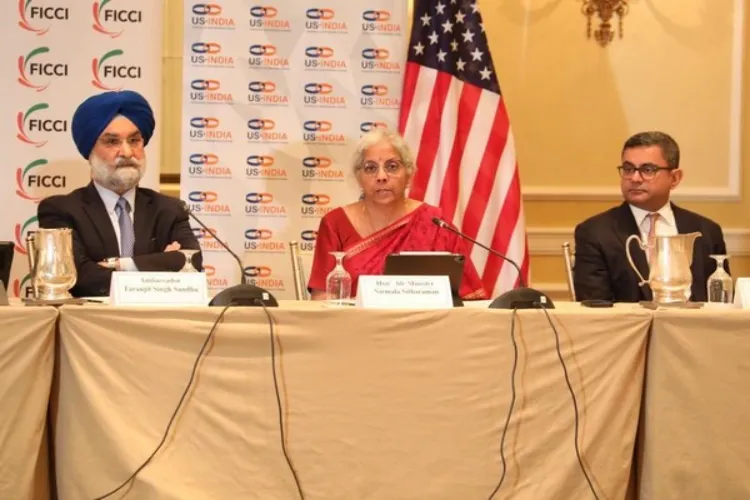 Taranjit Singh Sandhu, Nirmala Sitharaman, 