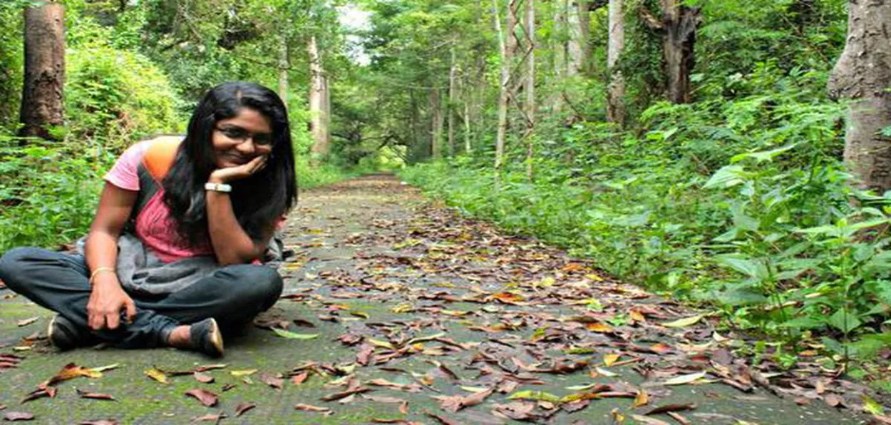 sajna Ali relaxing in Kerala (Facebook)