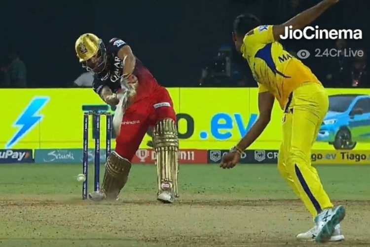 IPL viewership on Jio Cinema broke all records during the last over of CSK-RCB match on Monday