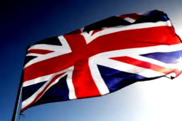 The flag of UK