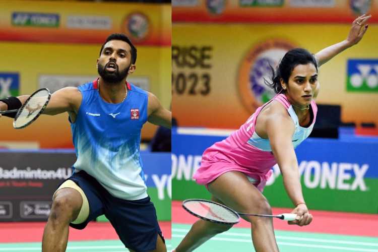 HS Prannoy and PV Sindhu 