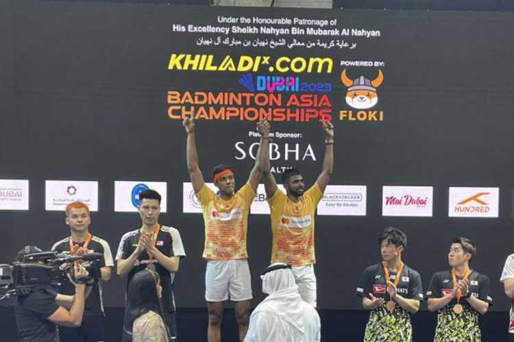 India won a gold medal at the Asian Badminton C'ships after 58 years 