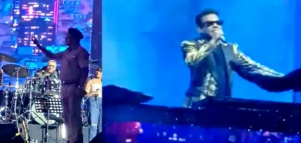 A policeman orders stopping of A. R. Rahman concert midway