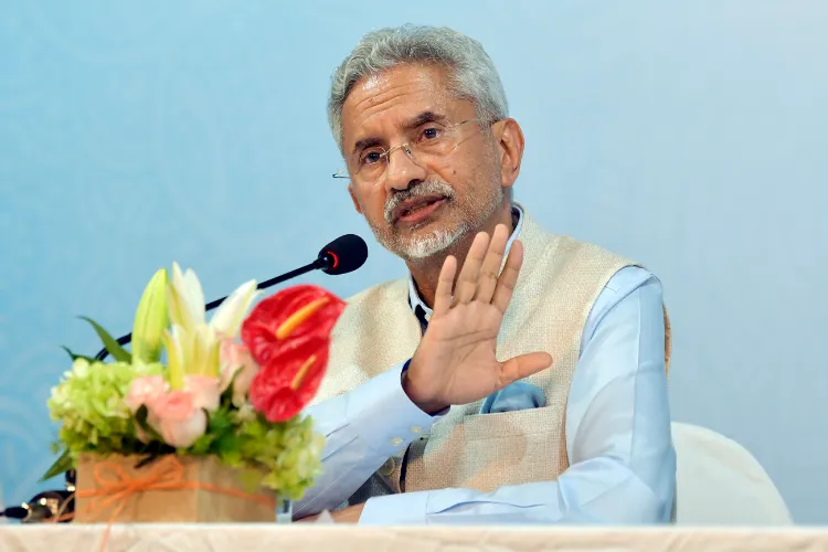 External Affairs Minister S Jaishankar addressing a Press conference at the end of the SCO meet in Goadian High Commission in Maputo