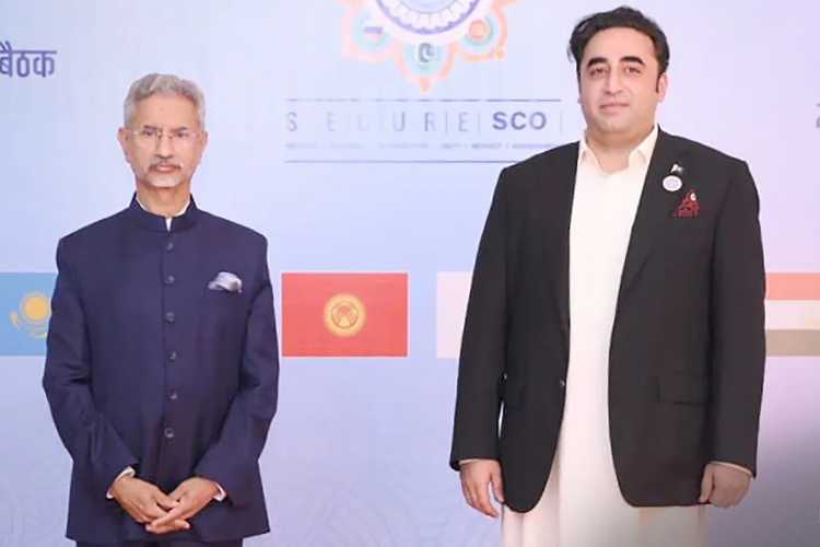 MEA S Jaishankar with his Pakistani counterpart Bilawal Bhutto