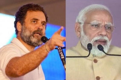 Congress leader Rahul Gandhi and Prime Minister Narendra Modi