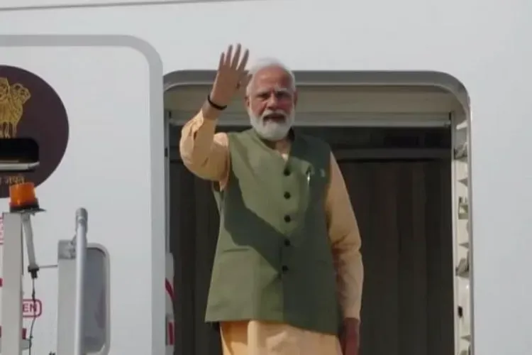 Prime Minister Narendra Modi embarks on a visit to Japan, Papua New Guinea and Australia