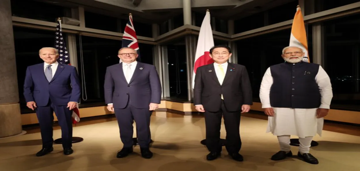 Quad leaders in Hiroshima attending the Quad Summit