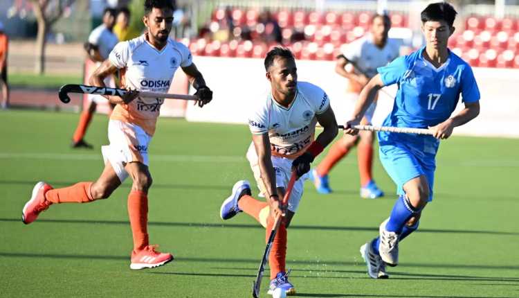 India started their campaign with 18-0 win over Chinese Taipei in the Asia Jr Hockey championship