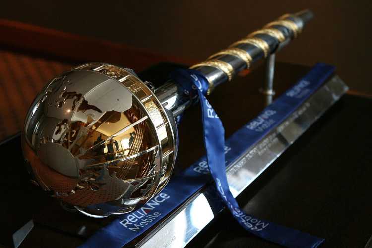 The WTC winner will receive this Mace and a cash prize of $1.6 million