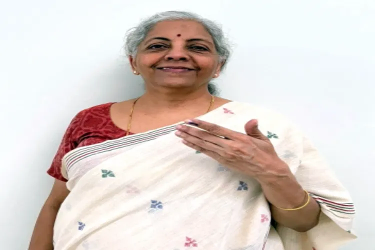 Finance Minister Nirmala Sitharaman