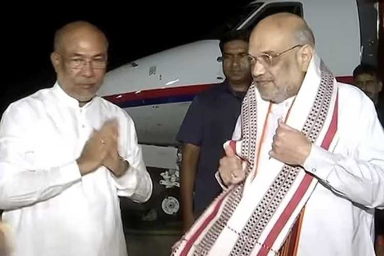 Union Home Minister Amit Shah in Imphal