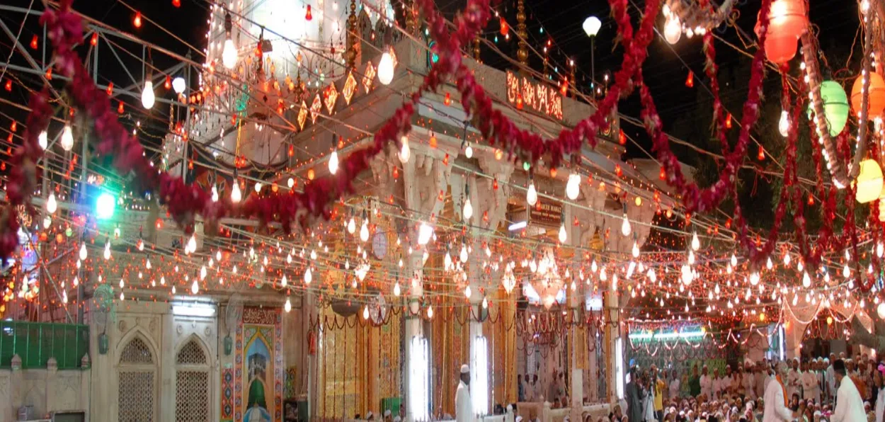The Ajmer Sharif Shrine during the Urs of Khwaja Moinuddin Chishty