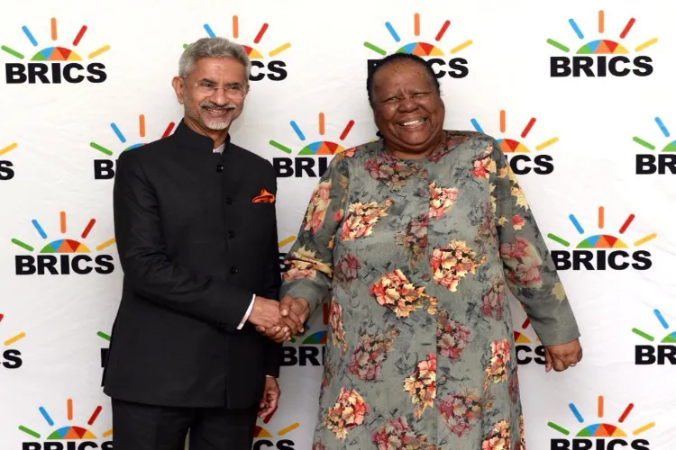 External Affairs Minister S. Jaishankar with South African counterpart Naledi Pandor 