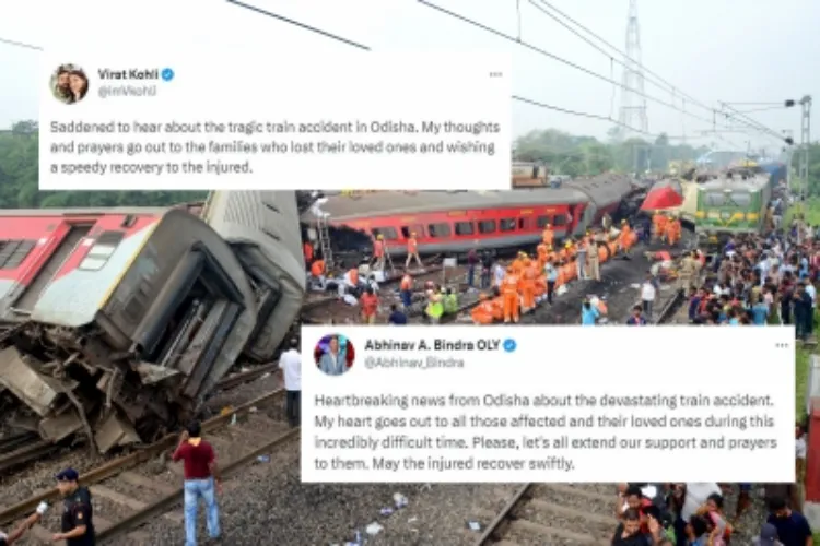 Odisha train accident spot 