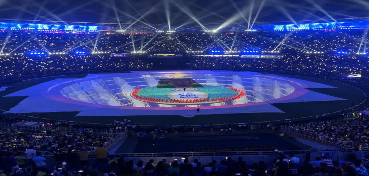 View of the stadium during the final match of IPL-2023