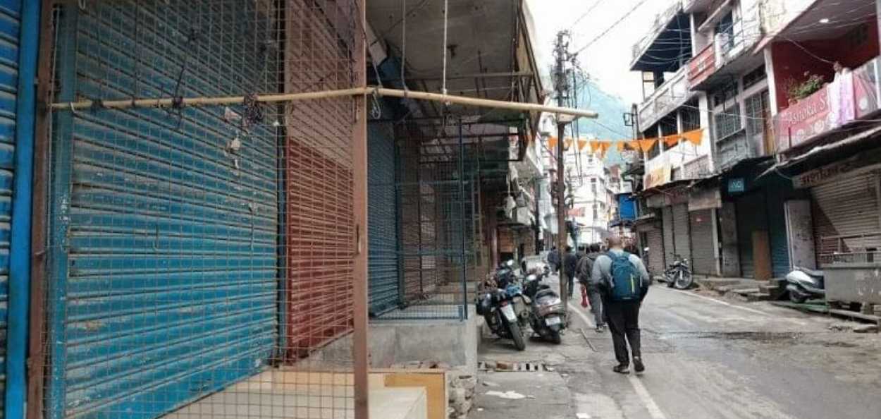 Closed shops in Uttarkashi after communal tensions flared-up earlier this week