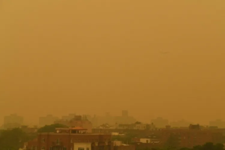 The air quality in New York