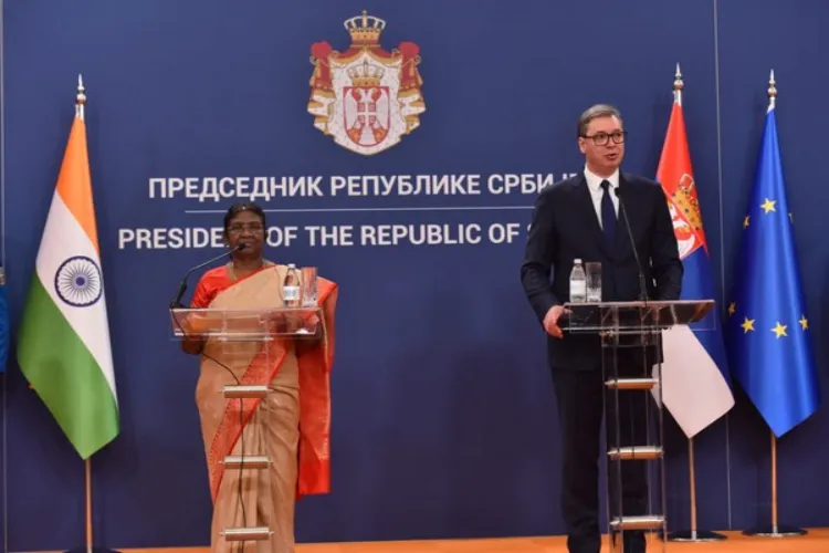 Droupadi Murmu, Aleksandar Vucic 