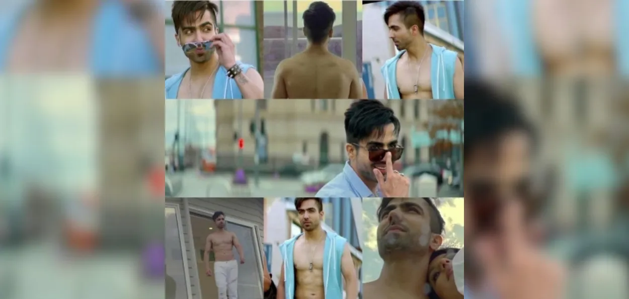 Screengrab from the song 'Backbone'