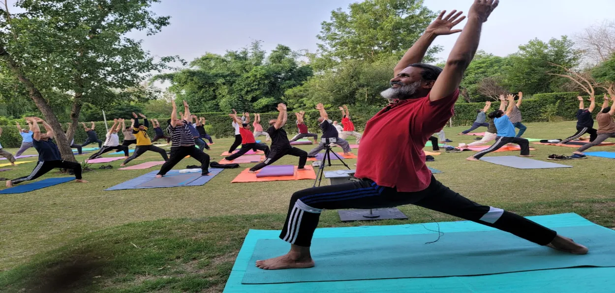 Yogi Haider leads the Yoga movement sweeping across Pakistan
