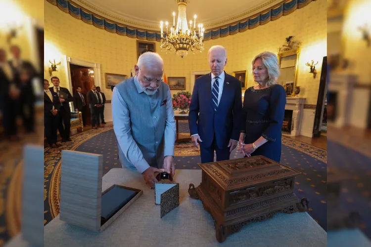 PM Modi with Joe and Jill Biden 