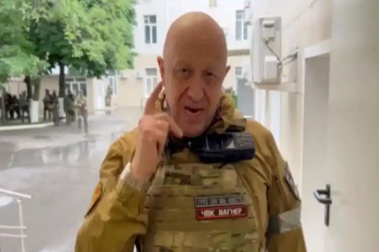 Chief of the mercenary Wagner Army Yevgeny Prigozhin 