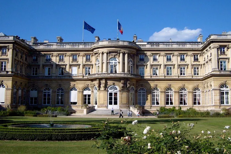 The landmark building of French Foreign Affairs Ministry