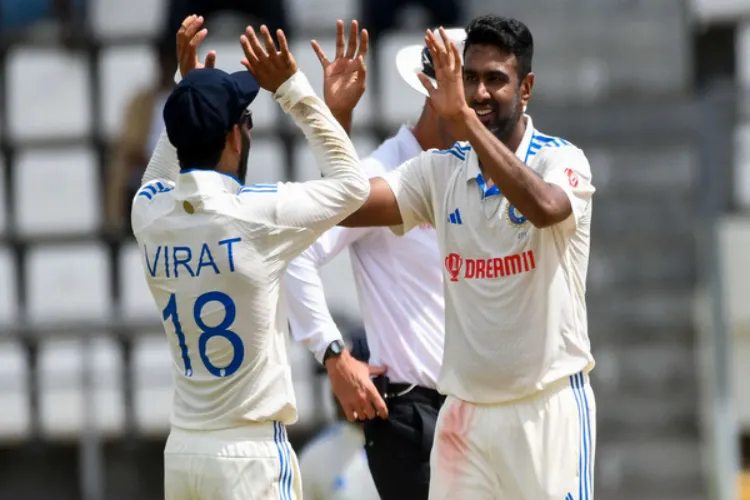 Indian spin veteran Ravichandran Ashwin at  his best