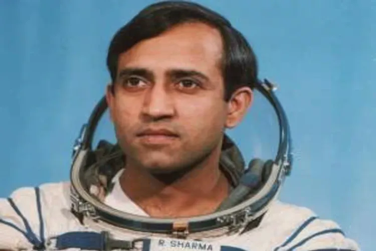 A file picture of India's legendary cosmonaut Rakesh Sharma 