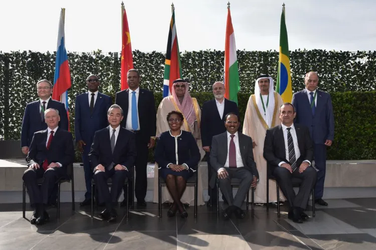 NSA Ajit Doval along with representatives of Friends of BRICS countries, in Johannesburg