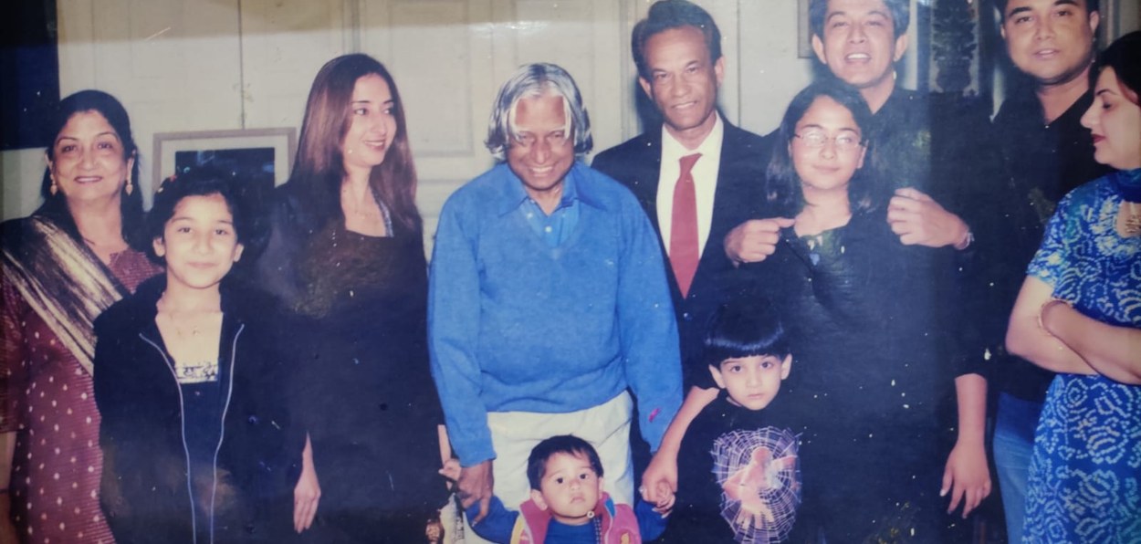 President APJ Abdul Kalam with the Habib family (Sources: Family album)