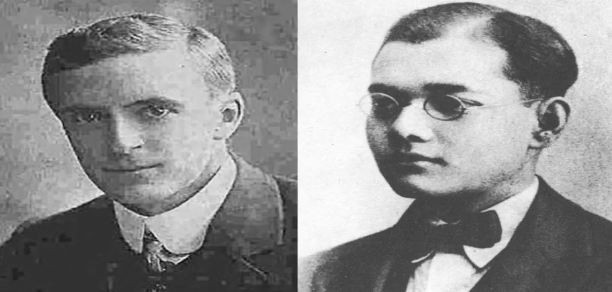 Netaji Subhash Chandra Bose and Prof Edward Farley Oaten