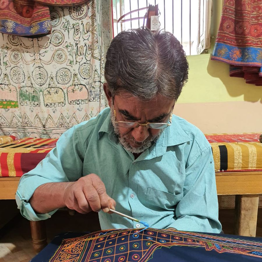 An Indian craftsman 