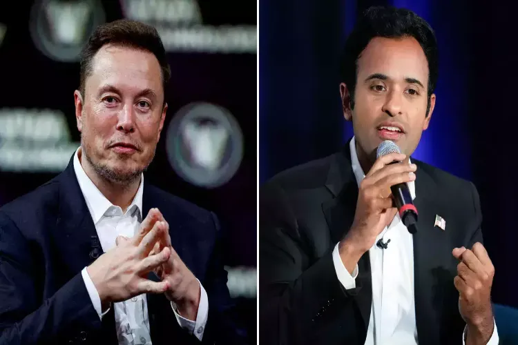 Elon Musk praised Indian-American Republican presidential candidate Vivek Ramaswamy