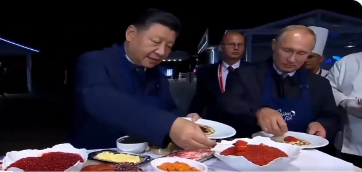 Russian President Vladimir Putin and Chinese Premier Xi Jinping