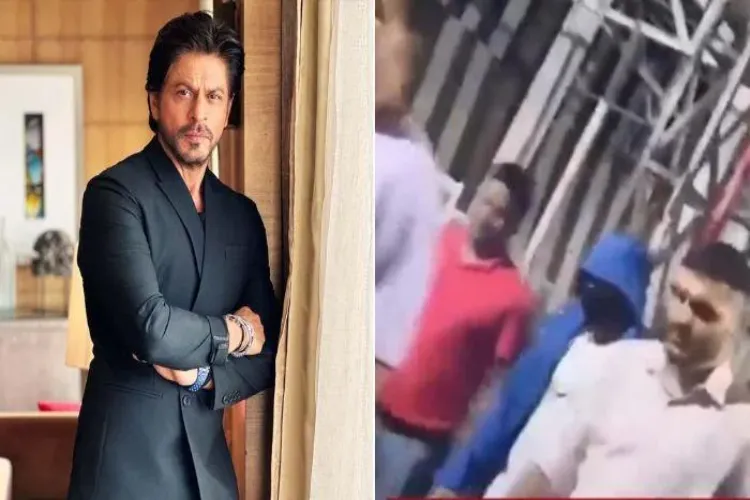 Actor Shah Rukh Khan spotted while visiting the Vaishno Devi shrine