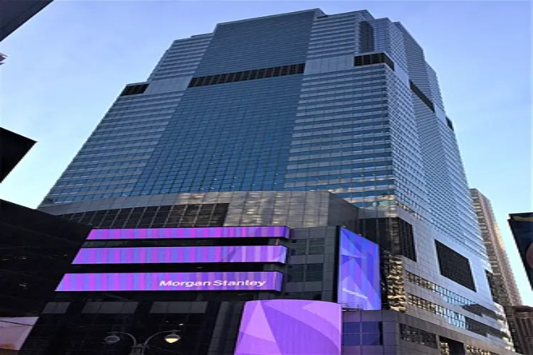 Morgan Stanley headquarters in New York in the United States