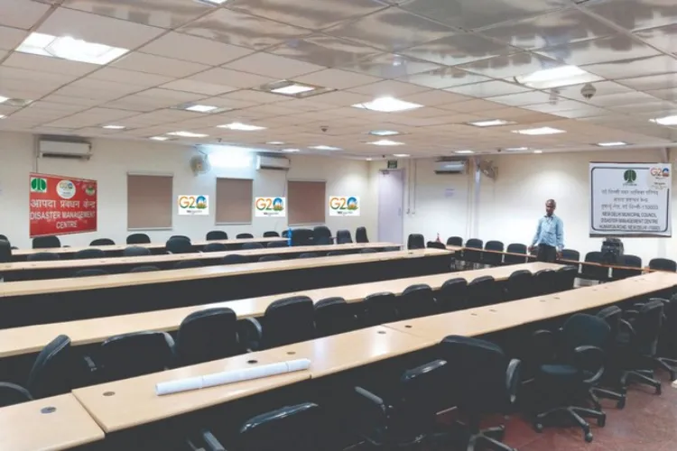 NDMC control room for the G20 Summit